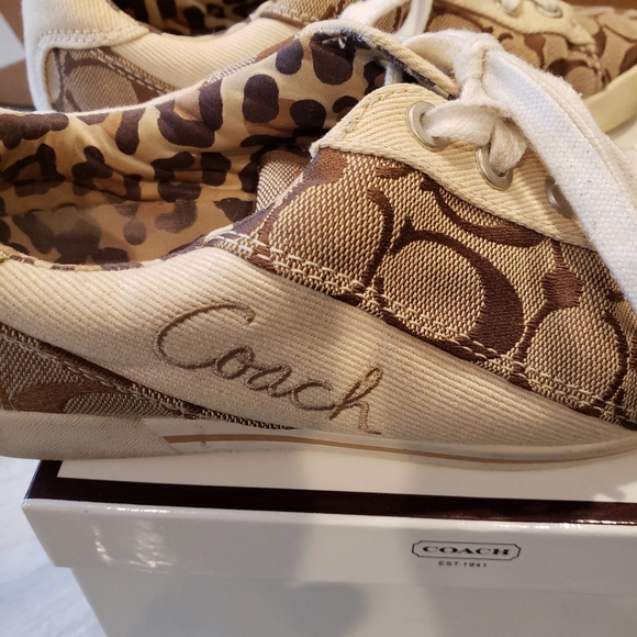 Coach Sneaks 6M khaki/white - Picture 2 of 5